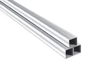 Tubo de Aço Galvanizado Quadrado 20mm x 20mm x 1,25mm (Chapa 18) x 6000mm
